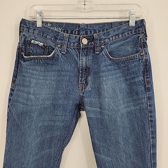 Bullhead Mens Jeans Actual Size 32x28 Dillon Skinny Frayed Hems Distressed - Picture 2 of 14